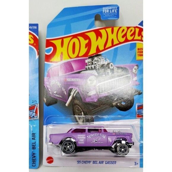 Hot Wheels Chevy Bel Air 4 Different Models / Rod Squad 2 models Lot of 6 Cool - Picture 5 of 7